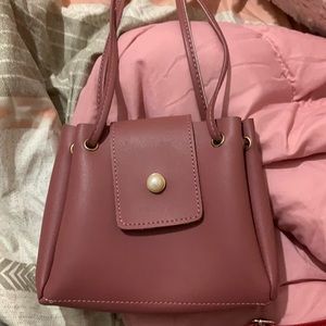 Maroon bag